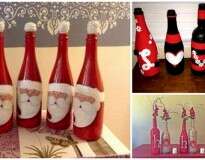 11 ideias de decoração com garrafas para o Natal