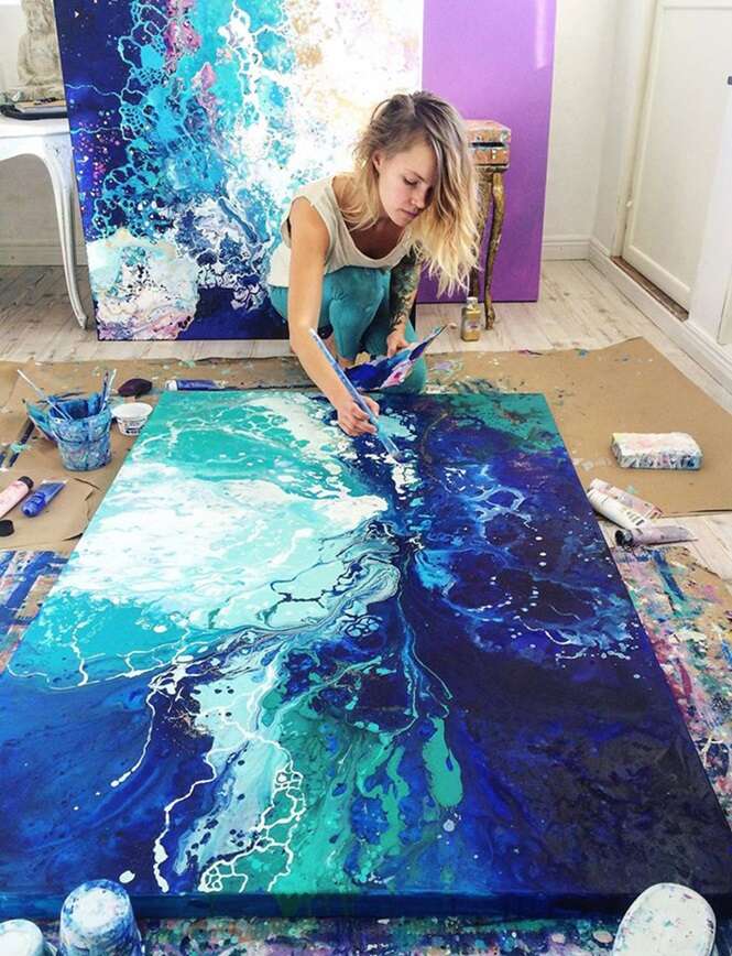 Artista cria pinturas incríveis e tenta inspirar pessoas a descobrirem suas vocações