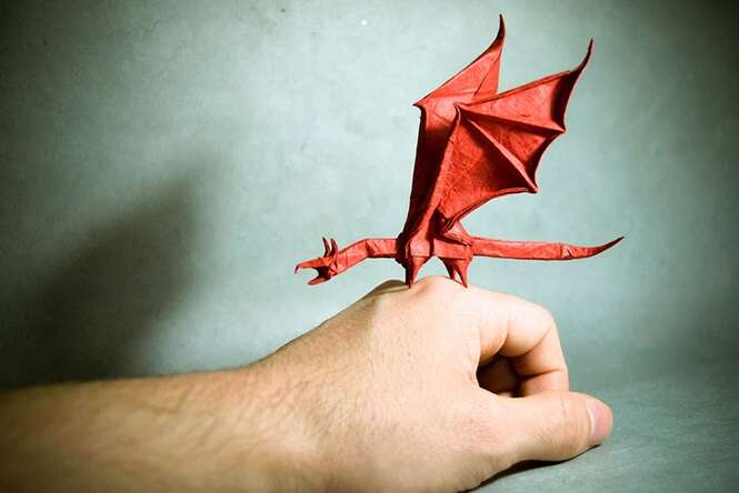 Verdadeiras obras de arte com a técnica de Origami