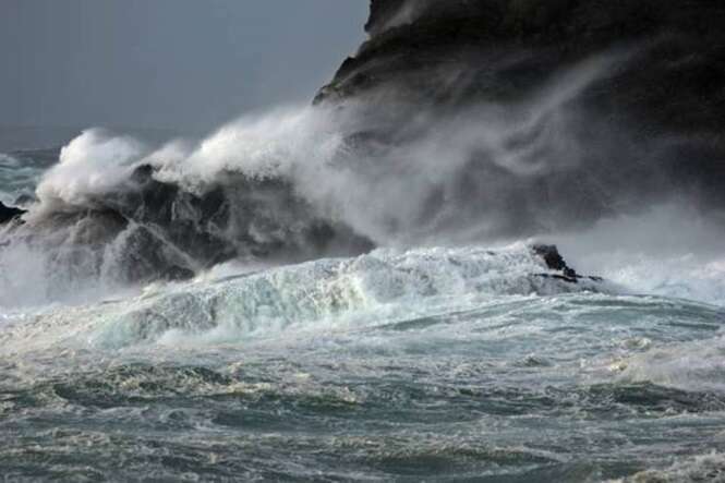 Gale at West Burra on Shetland