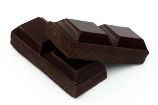 Two squares of dark chocolate Credit: Getty xx things that make better in bed