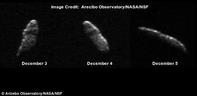Gigantesco asteroide passará pela Terra na véspera de Natal