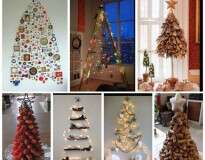 29 ideias criativas e incomuns de árvores de Natal