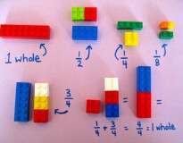 Professora usa blocos de Lego para ensinar matemática