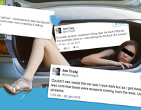 Homem escuta mulher gritando no porta-malas de carro, abre bagageiro para ajudá-la e tem desagradável surpresa