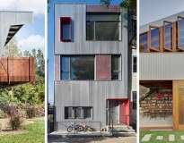9 exemplos de como usar telha de aço galvanizado na fachada da residência