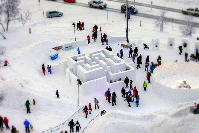 Maneiras divertidas de brincar com a neve