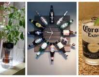 12 ideias criativas para reaproveitar garrafas de cerveja