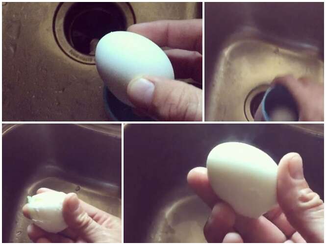 Vídeo ensina como descascar um ovo cozido perfeitamente em apenas 5 segundos