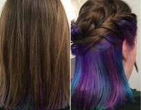 Nova tendência entre as mulheres permite que escolham ficar com cabelos normais ou coloridos sempre que quiserem