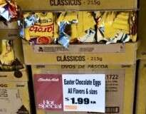Brasileiro publica imagem de ovo de Páscoa vendido por 1,99 dólares nos EUA e internautas se revoltam