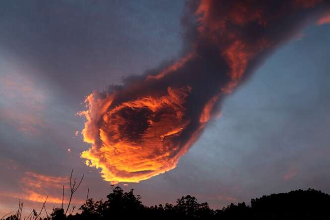 Formação de nuvem incrível é fotografada em Portugal