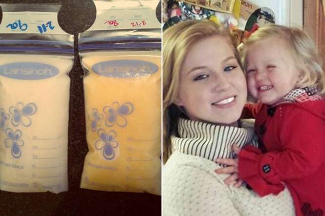 Mãe afirma que seu leite materno mudou drasticamente para salvar a vida de seu bebê