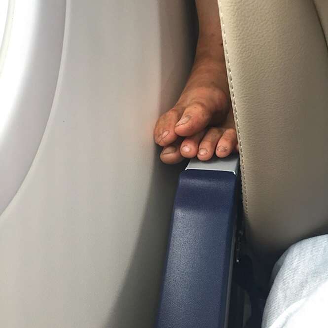 Os mais incovenientes passageiros de avião