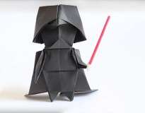 Como fazer origami do Darth Vader