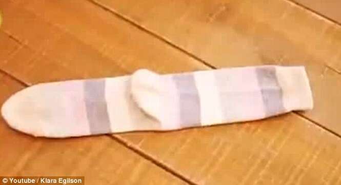 Vídeo ensina método inovador para dobrar meias
