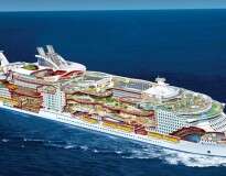 Maior navio do mundo para cruzeiros é tão grande que passageiros terão de usar GPS para encontrar seus quartos