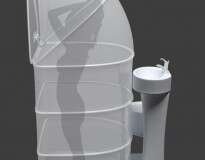 Designer projeta boxe perfeito para quem tem banheiros pequenos