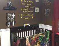 Pais se inspiram em Harry Potter para decorar quarto do bebê