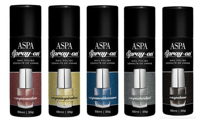 Esmalte em spray chega às lojas no Brasil