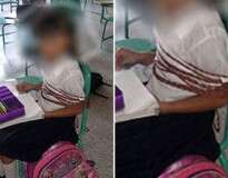 Professora amarra menina de 6 anos na cadeira, com consentimento da mãe, porque criança era muito bagunceira