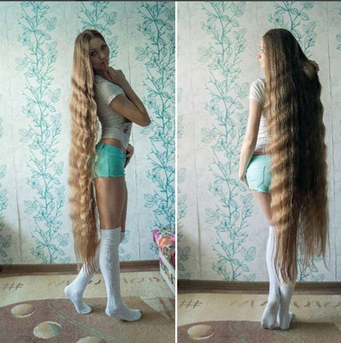 Jovem é chamada de Rapunzel da vida real