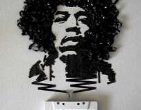 10 obras de arte feitas com fitas cassete