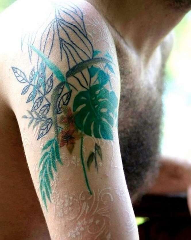 30 ideias de tatuagens com tinta branca 