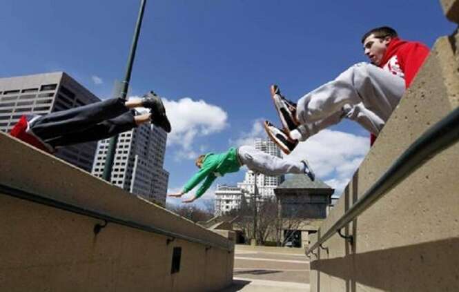 Fotos que vão te estimular a praticar parkour