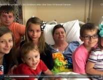 Casal adota seis filhos da amiga que faleceu vítima de câncer de mama