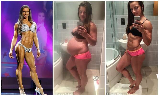 Mulher ganha concurso fitness apenas 11 meses após dar à luz