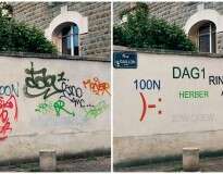 Francês transforma grafites de rua “esquisitos” em algo legível