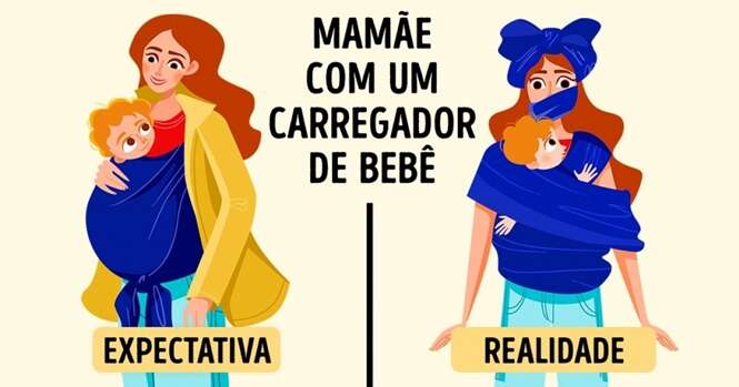 Ilustrações que somente as mães vão entender