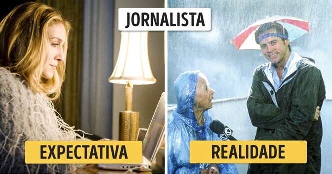 A expectativa x realidade no mundo das profissões