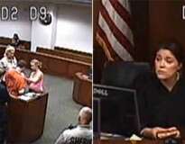 Vídeo: tribunal vai às lágrimas após juíza permitir que preso visse seu filho bebê pela primeira vez