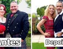 15 fotos antes e depois de casais que perderam peso juntos