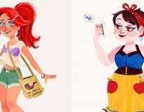 10 princesas da Disney como se fossem garotas modernas