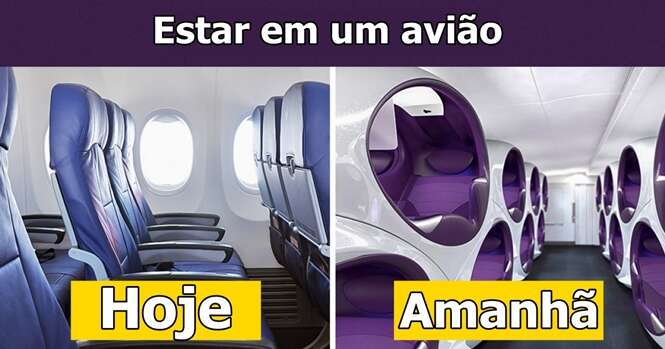 Assim serão as cabines dos aviões num futuro próximo