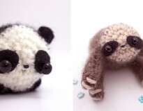Artista cria crochês de animais em miniatura