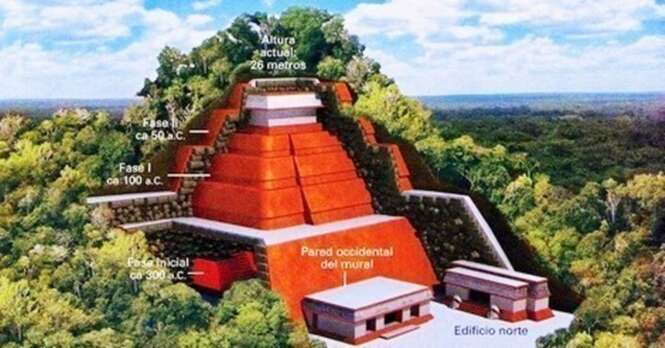 Pirâmide desconhecida é encontrada no México