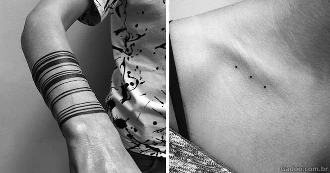 Tatuagens minimalistas para quem quer fazer sua primeira tattoo