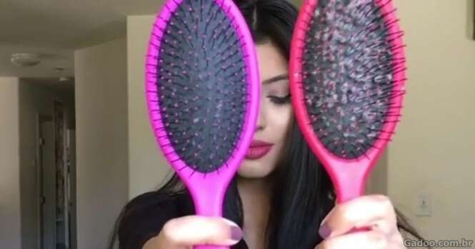 Este truque simples vai evitar que sua escova fique cheia de cabelos