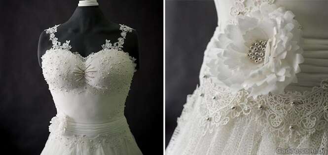 Você jamais usaria este vestido de noiva no seu casamento. Saiba o motivo Você jamais usaria este vestido de noiva no seu casamento. Saiba o motivo