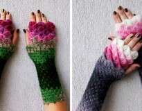 12 lindas luvas de crochê podem lhe proteger nos dias frios