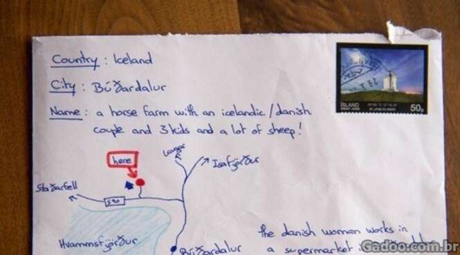 Um cara desesperado desenhou um mapa ao invés do endereço
