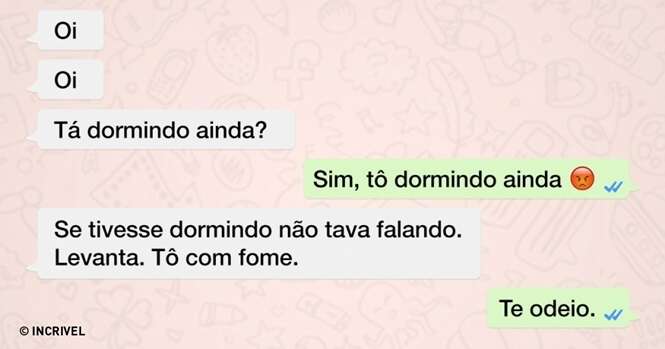 Conversas entre um gato e seu dono