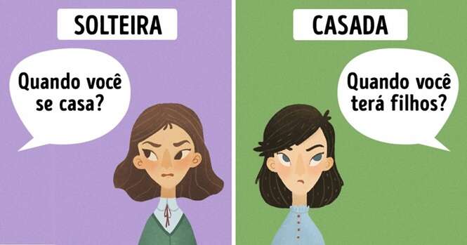 Diferenças entre as mulheres casadas e as solteiras