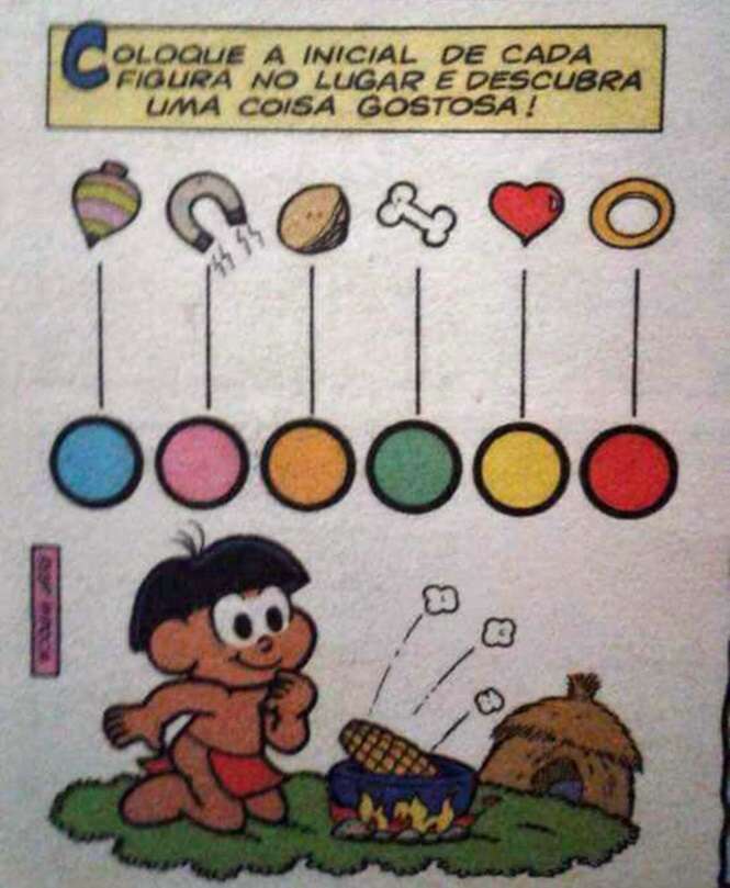 Este passatempo da Turma da Mônica está matando muita gente de rir