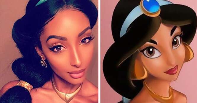 Esta jovem é a pessoa mais parecida com a Princesa Jasmine que você já viu