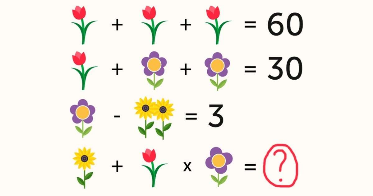 Você consegue descobrir a resposta para esta equação?